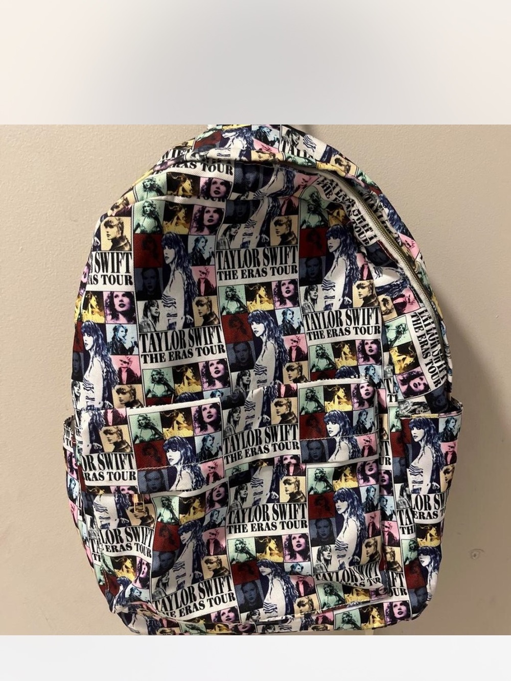 Taylor Swift Multi-Color Eras Tour Photo Collage Backpack